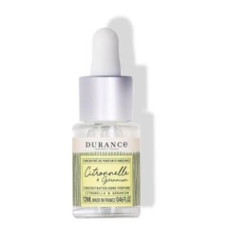 Concentré de Parfum CITRONNELLE & GÉRANIUM 12ml - DURANCE