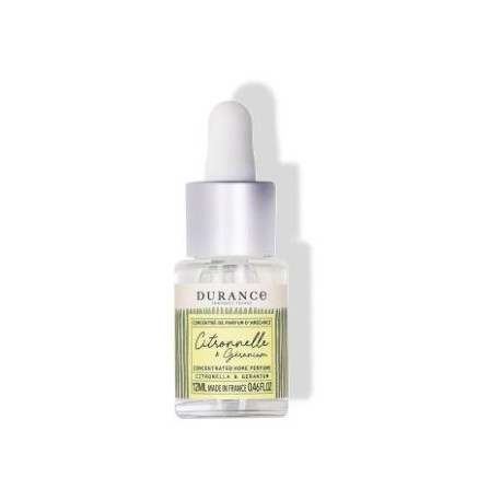 Concentré de Parfum CITRONNELLE & GÉRANIUM 12ml - DURANCE