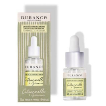 Concentré de Parfum CITRONNELLE & GÉRANIUM 12ml - DURANCE