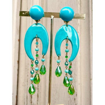 CONSTANCE turquoise vert - Francine BRAMLI Paris