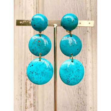 SALSA L Turquoise - Francine BRAMLI Paris