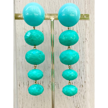 TRACY bleu turquoise - Francine BRAMLI Paris