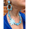 Collier FLAVIO Vert - Francine BRAMLI Paris