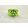 BAGUE Résine & Strass Taille 60 - Francine BRAMLI Paris