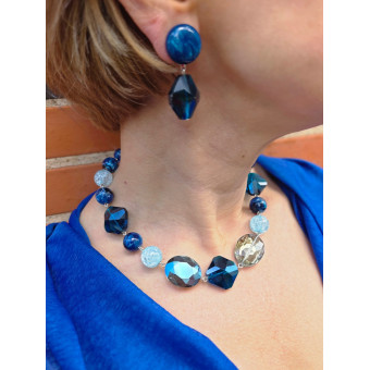 Collier RUDDY 2 bleus - Francine BRAMLI Paris