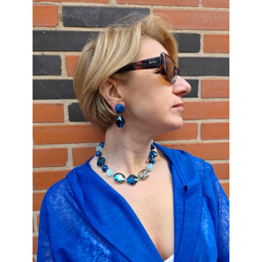 Collier RUDDY 2 bleus - Francine BRAMLI Paris