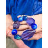Bracelet GALAXY Bleu vif - Francine BRAMLI Paris