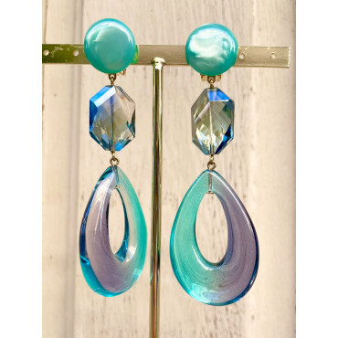 CELESTE LG Bleu - Francine BRAMLI Paris