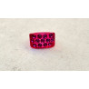BAGUE Résine & Strass Taille 54 - Francine BRAMLI Paris