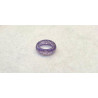 BAGUE Résine & Strass Taille 54 - Francine BRAMLI Paris