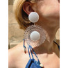 TAÏNA blanc & transparent - Francine BRAMLI Paris