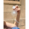 TAÏNA blanc & transparent - Francine BRAMLI Paris