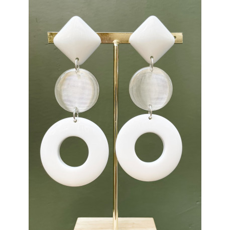 TABASCO LG blanc argenté - Francine BRAMLI Paris