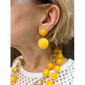 MAHEE Galuchat Jaune - Francine BRAMLI Paris