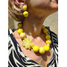Collier FLAVIO Jaune  - Francine BRAMLI Paris