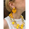 LOVE coeur jaune - Francine BRAMLI Paris