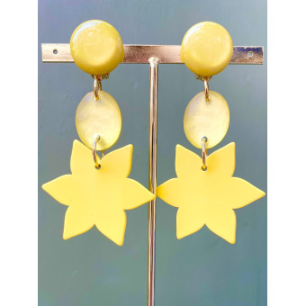 CARAMBOLE Jaune - Francine BRAMLI Paris