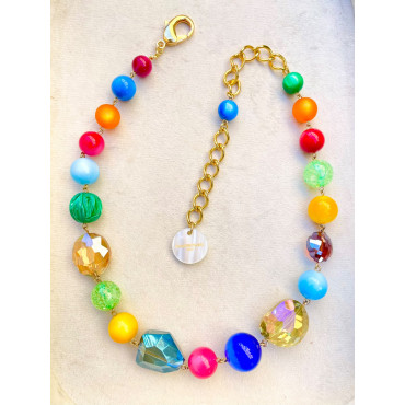 Collier RUDDY multicolore - Francine BRAMLI Paris