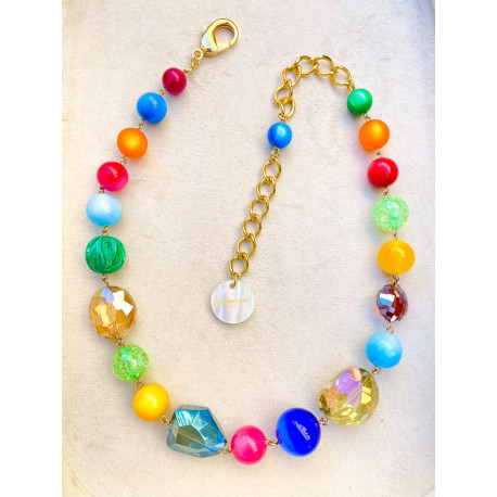 Collier RUDDY multicolore - Francine BRAMLI Paris