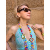 Sautoir EMILIO multicolore - Francine BRAMLI Paris Collier