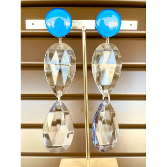 GOUTTE Bleu transparent - Francine BRAMLI Paris