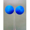 RAINBALL SATIN Bleu - Francine BRAMLI Paris