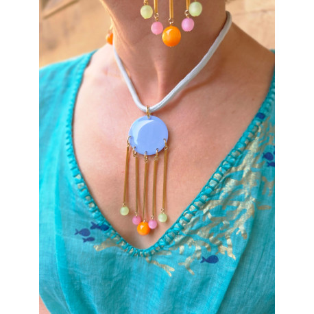 Collier CARILLON Multicolore - Francine BRAMLI Paris