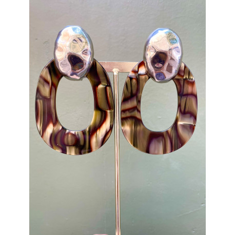 HABANERO Onyx & argent - Francine BRAMLI Paris