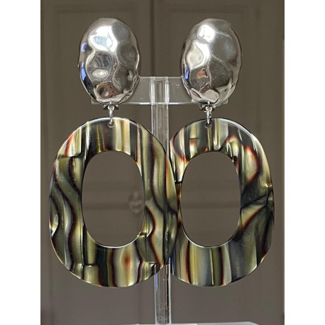 HABANERO Onyx & argent - Francine BRAMLI Paris