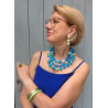 Collier RENATO Bleu - Francine BRAMLI Paris