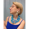 Collier RENATO Bleu - Francine BRAMLI Paris