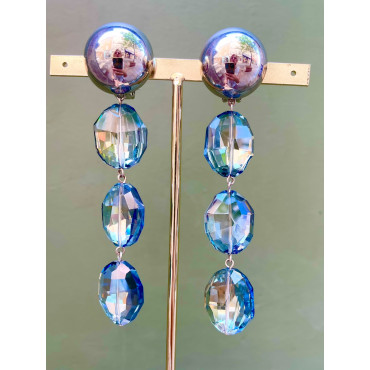 SUZANNA cristal bleu - Francine BRAMLI Paris
