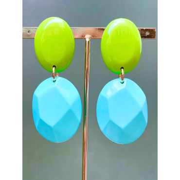 VANINA Vert/bleu - Francine BRAMLI Paris