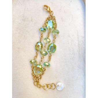 Bracelet SANDRO Vert kaki - Francine BRAMLI Paris