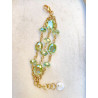 Bracelet SANDRO Vert kaki - Francine BRAMLI Paris
