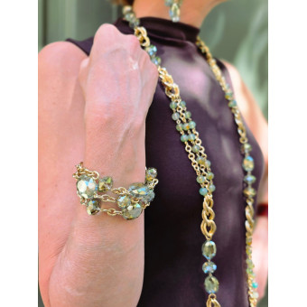 Bracelet SANDRO Vert kaki - Francine BRAMLI Paris