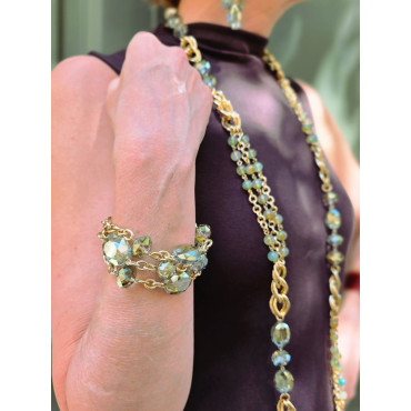 Bracelet SANDRO Vert kaki - Francine BRAMLI Paris