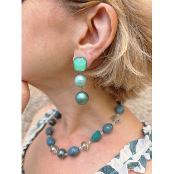 BAYA Vert perle de Majorque - Francine BRAMLI Paris