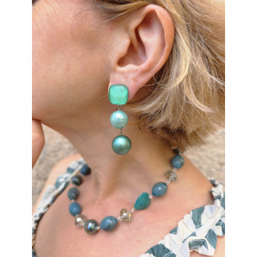BAYA Vert perle de Majorque - Francine BRAMLI Paris