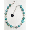 Collier RUDDY Vert Coeur en nacre - Francine BRAMLI Paris