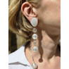 KIMBERLY blanc Fleurs transparentes - Francine BRAMLI Paris