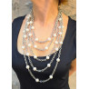 Collier CASSIUS perles nacrées - Francine BRAMLI Paris