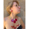 Collier CARILLON Rouge GM - Francine BRAMLI Paris