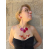 Collier CARILLON Rouge GM - Francine BRAMLI Paris
