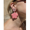 HIBISCUS Rose - Francine BRAMLI Paris