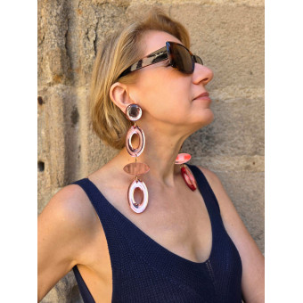 MUSCADE LG Rose - Francine BRAMLI Paris
