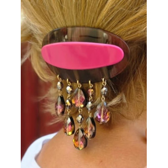 Barrette ANDREA pampilles - Francine BRAMLI Paris