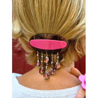Barrette ANDREA pampilles - Francine BRAMLI Paris
