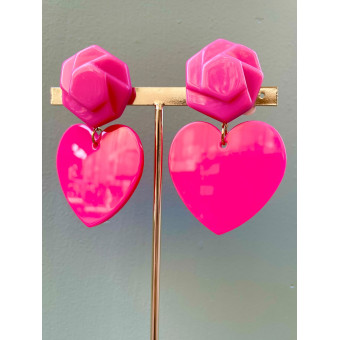 LOVELY Rose cabochon Fleur - Francine BRAMLI Paris