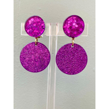 GIPSY Pailleté violet - Francine BRAMLI Paris